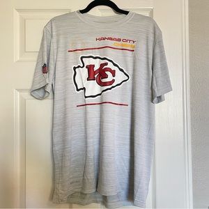 NWT Men's Gray Kansas City Chiefs Nike NFL Tee Size Large